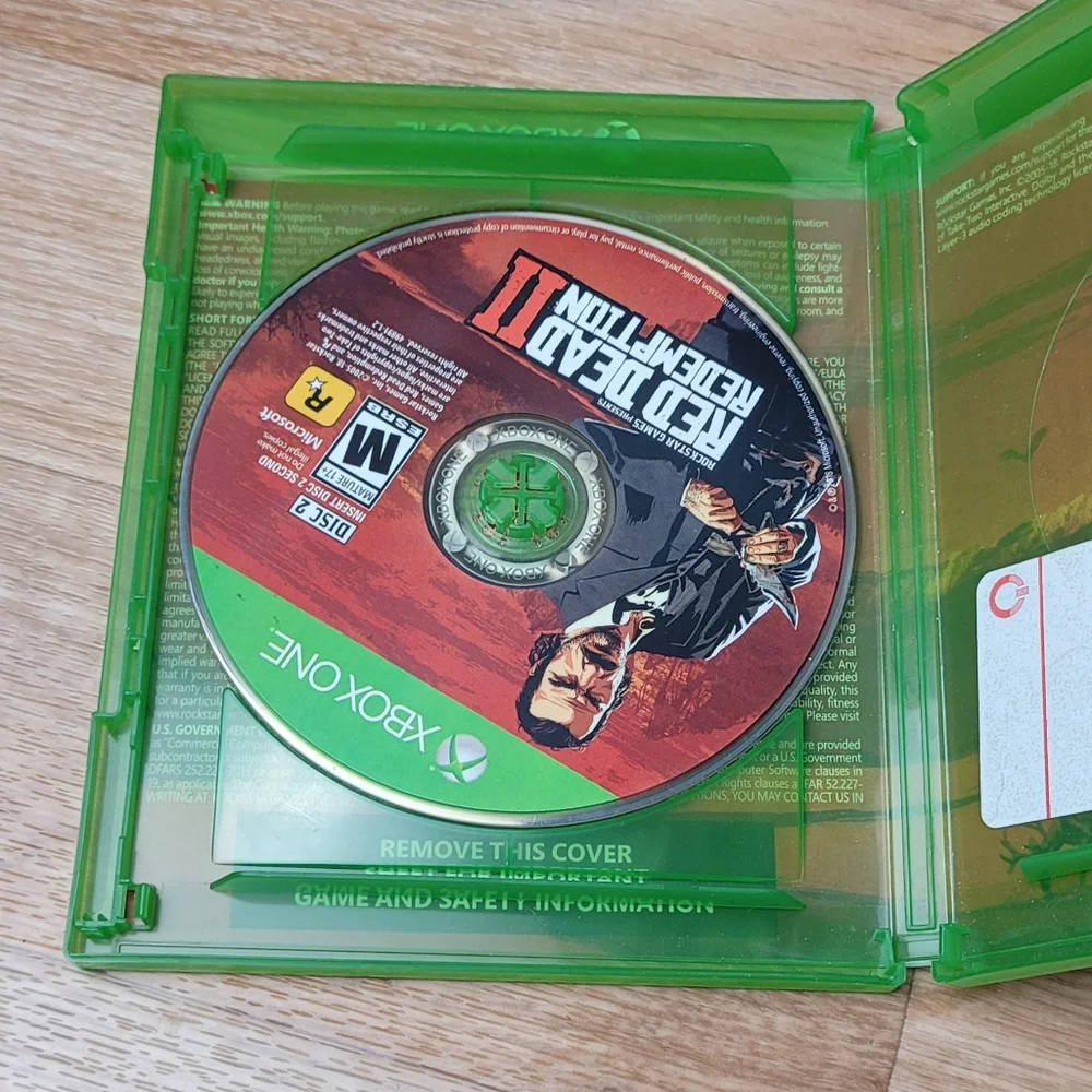 Microsoft Xbox One Red Dead Redemption II - Red & Yellow Cover